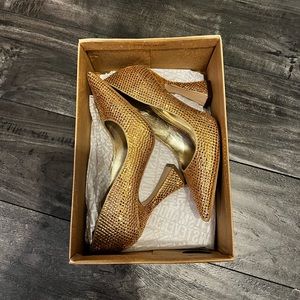 Gold Steve Madden Heels